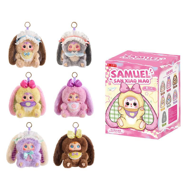 Samuel Blind Box Second Generation of the Mao Rabbit Big Family Samuel